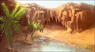 Pin By Dina Mousa On Art Styles References Digital Art Fantasy Fantasy Landscape Environmental Art Oasis desert illustrations & vectors. art fantasy fantasy landscape