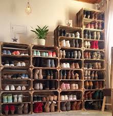 Geflammte Holzkisten Mit Mittelbrett Langst 50x40x30cm Decorationmaison Diy Shoe Storage Shoe Storage Design Wood Shoe Storage