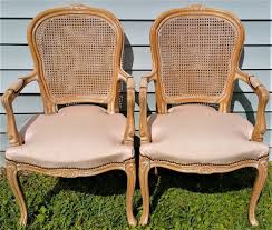 2 Chateau D Ax Italy Louis Xv French Country Cane Armchairs Provincial Bergere Ebay Caned Armchair Chateau D Ax Wicker Chair