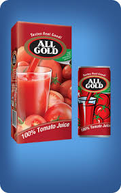 Campbell' s tomato juice from concentrate 46 oz can. All Gold Jams Tomato Juice