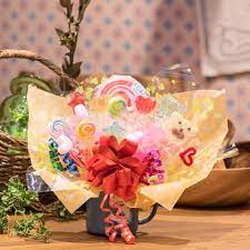 キャンディーブーケ 鳥取市の雑貨と家具のお店 papaloa パパロア キャンディーブーケ キャンディブーケ ブーケ