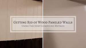 No need to sand before either. Covering Wood Paneling Affordable Remodeling Youtube