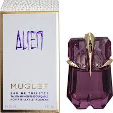 The first amber woody floral women's fragrance with an overpowering dose of cashmeran wood and white amber. Thierry Mugler Eau De Toilette Alien 30 Ml Dauerhaft Gunstig Online Kaufen Dm De