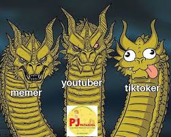Social media is a fabulous platform for fun, connective interaction. Youtube Vs Tiktok Memes Funny Memes Funny Pictures Anime Memes