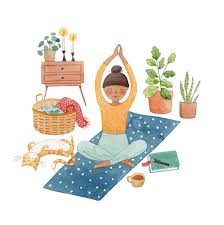 Ohmycavalier An Ideal Ized Morning Buy A Print In 2020 Yoga Illustration Yoga Art Yoga Cartoon