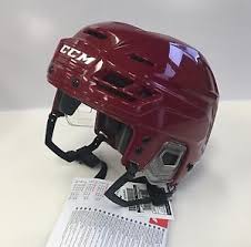 details about new ccm resistance 100 nhl ahl pro stock crimson small return ice hockey helmet