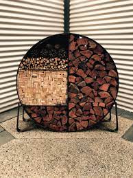 Amagabeli fireplace log holder firewood holder wood carrier metal basket wrought iron indoor wood stove stacking rack storage carrier large outdoor fireplace pit decorative holders. Firewood Holder Fire Wood Storage Other Home Garden Gumtree Australia Mitchell Area Wallan 1152646763 Outdoor Firewood Rack Wood Storage Firewood