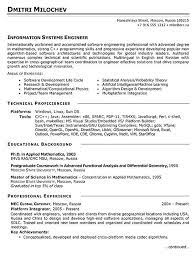 Systems Engineer Resume Example