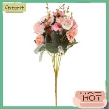 Philippines gifts » flowers philippines. Big Sale 21 Heads Bouquet Silk Rose Artificial Flower Bouquet Fake Dried Flowers Shopee Philippines