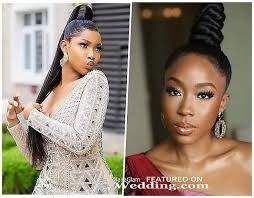 Therefore, girls with naturally curly hair will need to straighten it (don't worry, with modern protective products for hair styling, the flat iron will not harm your hair!). 18 Cute Packing Gel Ponytail Hairstyles For Occasions Photos Naijaglamwedding