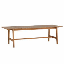 Accommodating to more company is a breeze with two extendable leaves. Coast Dining Extension Table Summer Classics