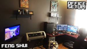 Be sure your bed is in having your desk and work materials right next to your bed can make it harder to wind down in the evening. How I Created Feng Shui Gaming Office Youtube