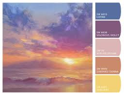 The sunset aspect may not be represented well enough. Cozy Beach Sunset Sunrise Color Palette And Home Decor Ideas Sunset Color Palette Sunrise Colors Color Palette Design