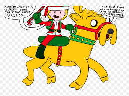 Finn and jake two adventurers become great friends with marceline, bubblegum and simon and they uncover secrets about their past as finn (the last human) searches for that of his. An Adventure Time Christmas Quest With Santa Finn And Cartoon Hd Png Download Vhv