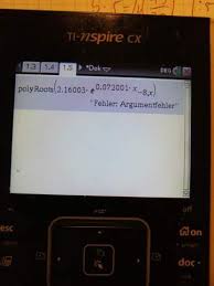 Select the handheld in the connected handhelds section. X Werte Bestimmen Mit Polyroots Argumentfehler Im Gtr Computer Schule Mathe