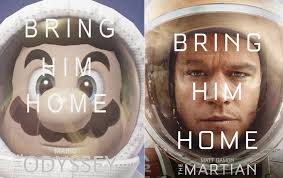 Super Mario, protagonista de emblemáticos carteles de cine • Consola y  Tablero