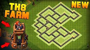 New top strategy town hall base layouts we provide for you for free with the convenience that is quite satisfying for you to enjoy without an internet connection. Clash Of Clans Town Hall 8 Th8 Farming Base W New Bomb Tower Best Hybrid Base Proof 2016 Clashtrack Com
