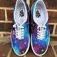 Galaxy-themed shoe painting workshop in Montgomery County, Md.