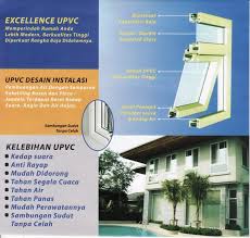 Pintu upvc sliding double premium quality l.150cm x t.210cm Kusen Upvc Bandung Kusen Pintu Upvc Termurah Wa 08122 1222 744