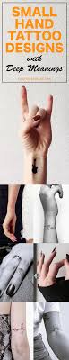 Messenger of the fairy and magical world, she brings good news. 47 Small Hand Tattoos Designs With Deep Meanings Fashiondioxide