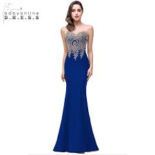 Vous pouvez aussi craquer pour des teintes plus punchy comme du orange, du vert ou du bleu ! Cheap Robe Demoiselle D 39 Honneur Elegant Appliques Lace Royal Blue Bridesmaid Dresses Cheap Wedding Party Dress Robe De Soiree