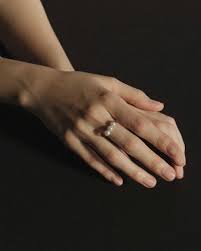 Pin By Axrtemis On A Virgo Aesthetic Delicate Rings Pearl Ring Feminine Tomboy
