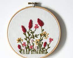5 free hand embroidery patterns + resources for the modern needlework artist. Hand Embroidery Pattern Beginner Embroidered Flower Floral Embroidery Pdf Pattern Wildflower Cross Stitch Embroidery Flowers Pattern Embroidery Patterns Hand Embroidery