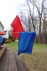 Now that you are all done, you should have an awesome looking flag like the one you see here. Tutorial Make A Diy Car Racing Flag
