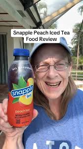 Snapple peach iced tea food review #foodreview #icedtea #peach #food