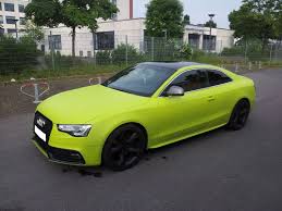 Unicarat Audi A5 Lime Green Liquid Rubber Audi Audi A5 Liquid Rubber