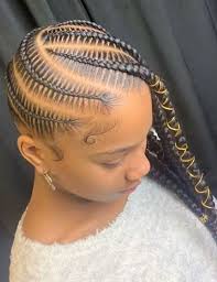 35 Stunning Lemonade Braids Lemonade Braids Hairstyles Hair Styles Natural Hair Styles
