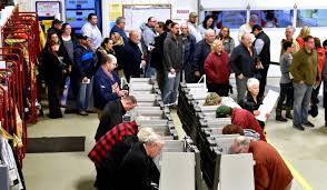 Long lines, machine breakdowns mar vote