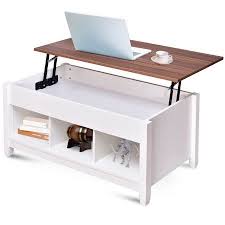 Costway Lift Top Coffee Table W Hidden Compartment And Storage Shelves Modern Furniture Walmart Com In 2020 Modern Shelving Lift Top Coffee Table Storage Shelves