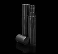 Impact 50 ML PCR Black PP Airless Bottle with Mono-Material Pump