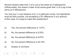 Furthermore, you want to know the equivalent measurement of ⅓ cup in tablespoons. Several Recipes State That 1 3 Of A Cup Is The Same As 5