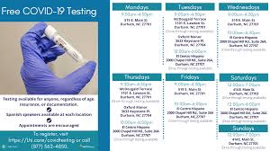 Order your kit, collect your sample at home, and ship it back (free). Covid 19 Testing Durham County Nc Public Health