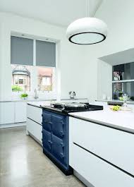 Aga S Habille D Un Bleu Orage Aga Kitchen Kitchen Home