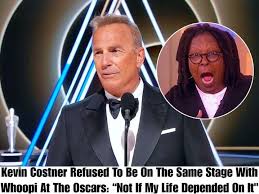Creation Team - Kevin Costner Refuses to Share the Stage with Whoopi  Goldberg at the Oscars.💬⬇️ | Facebook