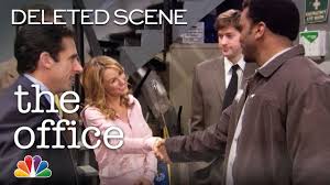 It is revealed creed actually went to the stairwell to cry. Deleted Scene Michael S Stripper The Office Youtube