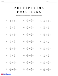 Here S An Excellent Worksheet To Practice Multiplying Fractions Great For The Clas Multiplying Fractions Worksheets Multiplying Fractions Fractions Worksheets