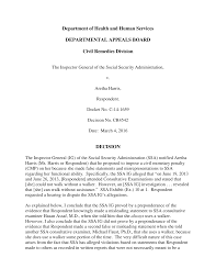2016.03.04 CR4542 The Inspector General of the Social Security  Administration v. Aretha Harris