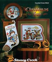 Schau dir angebote von cross stitch designs auf ebay an. Cross Stitch Pattern Book Christmas Joy By Stoney Creek Stocking Wall Hanging 9 99 Picclick