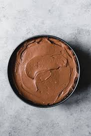 An Image Of An Unbaked Chocolate Cheesecake In A 9 Inch Springform Pan Black Forest Cheesecake Forest Cake Black Forest Cake