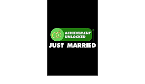 In cs · paper written . Achievement Unlocked Just Married 6x9 Notebook Ruled Funny Newlywed Journal Wedding Memories Keepsake Planner Organizer Diary Married Life Notebook For Just Married Couples Publishing Magic Journal Amazon Es Libros