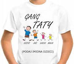 Na pewno każdy tata doceni włożona pracę w jego przygotowanie :) oczywiście przy niektórych pomysłach dzieci będą potrzebować pomocy mamy w wykonaniu prezentu. Koszulka Na Dzien Ojca Prezent Gang Taty 9376855230 Allegro Pl