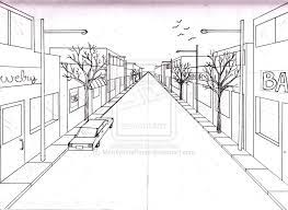 Elements To Incorporate In A Perspective Drawing Of A Street Cars Street Lamps Perspective Art Perspective Drawing 1 Point Perspective