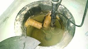 The weep hole i added (1/8 in.) allows water to spray all over the room when the main pump is working! Proper Sump Pit Water Level Home Improvement Stack Exchange