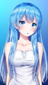Discover more posts about blue wallpaper. Anime Girl Blue Wallpaper 4k Ultra Hd Id 4571