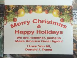 Black friday sale trump christmas gifts. Donald Trump S Holiday Cards Uses Exact Politically Correct Happy Holidays Language That He Has Railed Against On Campaign Trail New York Daily News