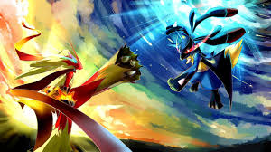 Discover more posts about anime battle. Lucario Vs Brasegali Pokemon Desktop Wallpaper Anime Battle Pokemon Lucario Brasegali Cool Pokemon Wallpapers Hd Pokemon Wallpapers Wallpaper Pokemon